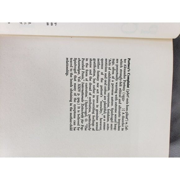 Portnoy's Compliant Vintage 60s Hardback Bound Book - Picture 3 of 10